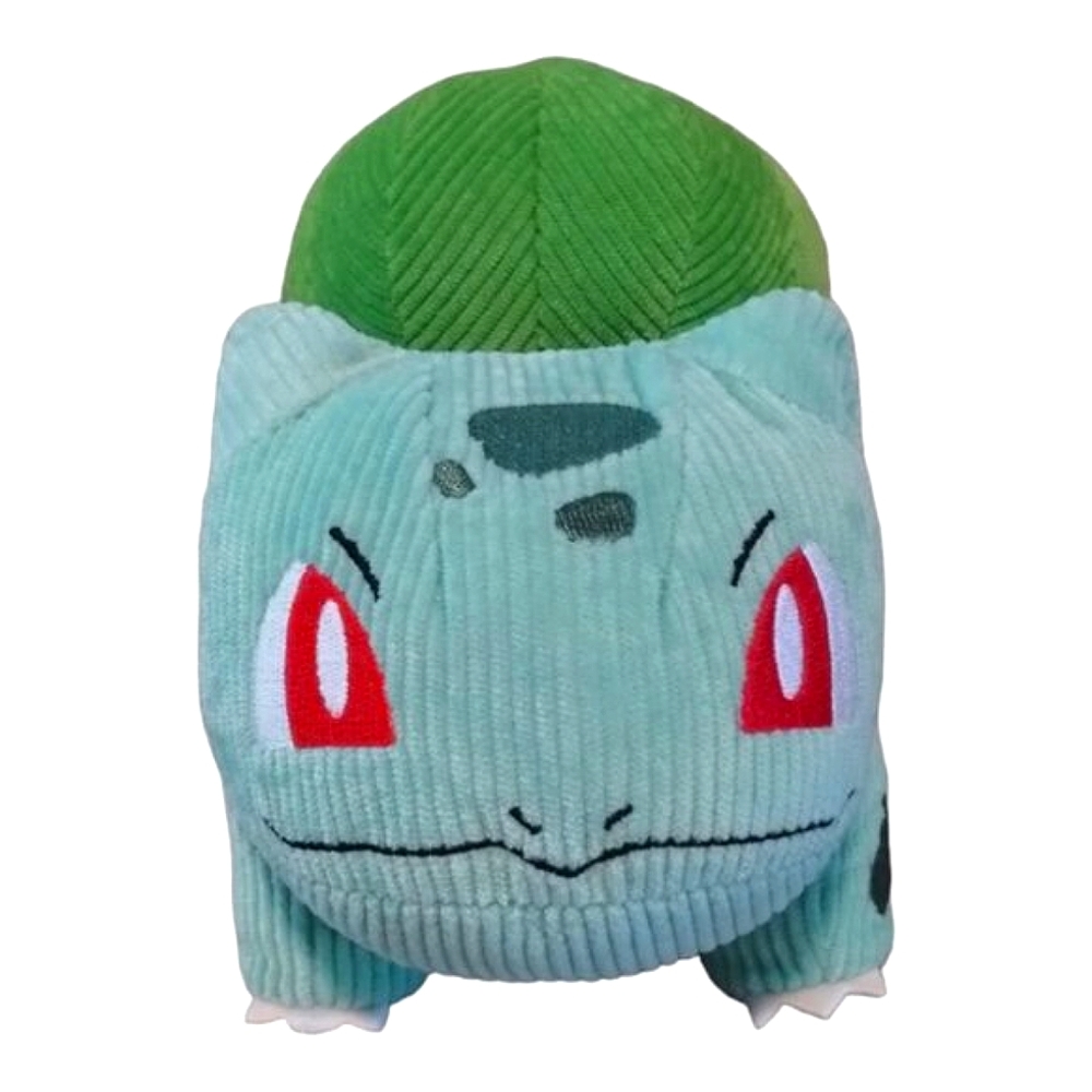 Jazwares Pokémon 8" Bulbasaur Soft Corduroy Fabric Plush Stuffed Animal Toy